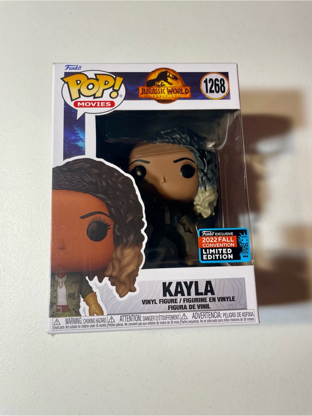 Funko Pop Jurassic World Kayla 1268 NYCC 2022 Fall Convention New In Box NIB